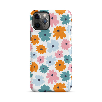 Multicoloured Flowers - Snap Case