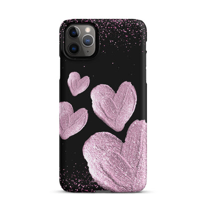 Pink Hearts - Snap Case