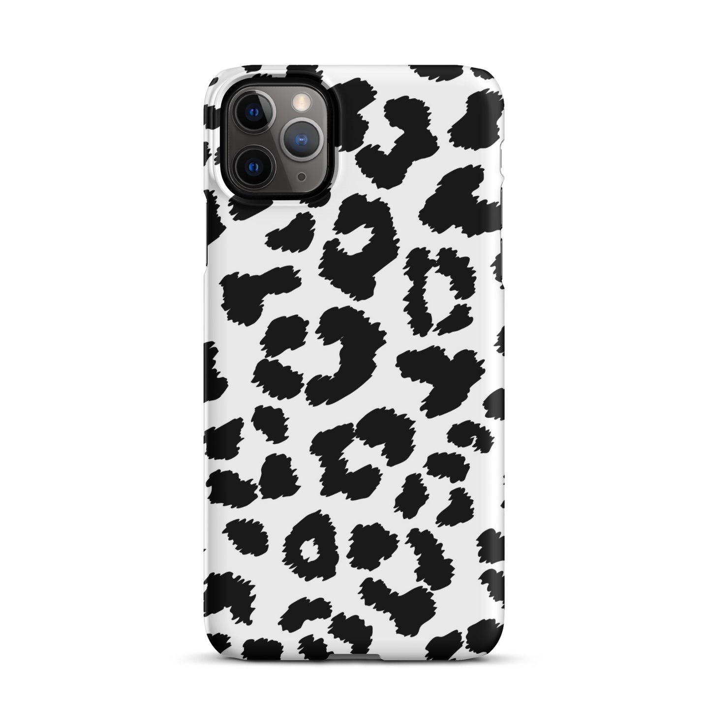 Black Leopard Print - Snap Case