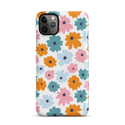 Multicoloured Flowers - Snap Case