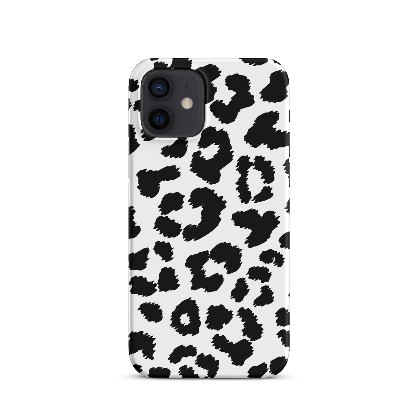 Black Leopard Print - Snap Case