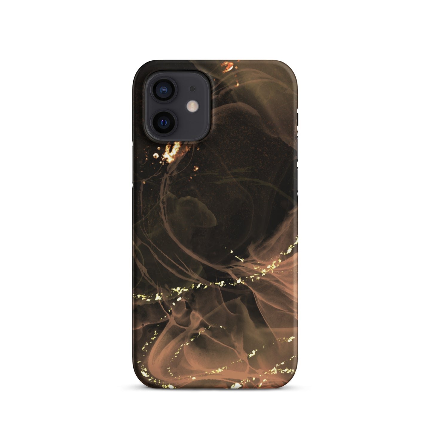 Gold Smoke Screen - Snap Case