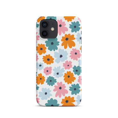 Multicoloured Flowers - Snap Case