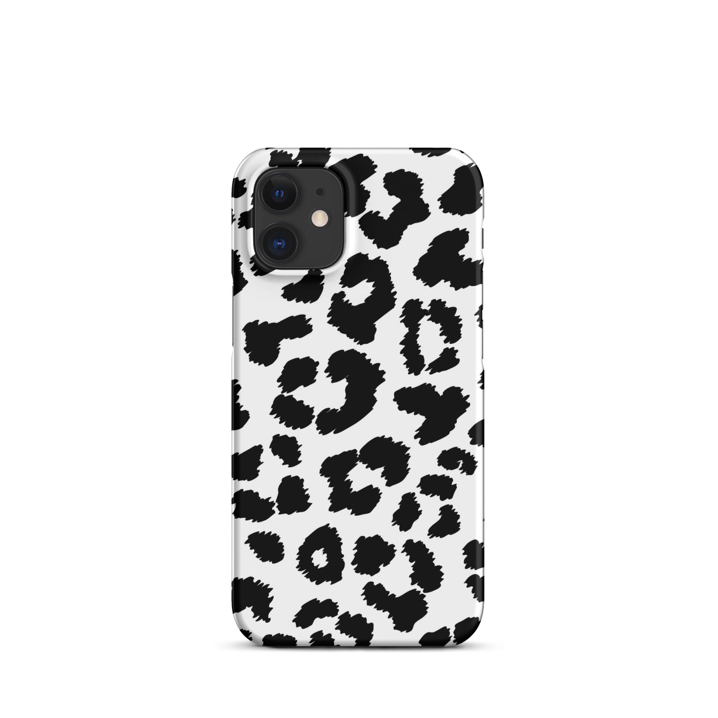 Black Leopard Print - Snap Case