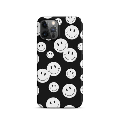 Black and White Smile - Snap Case