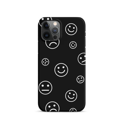 Black and White Faces - Snap Case