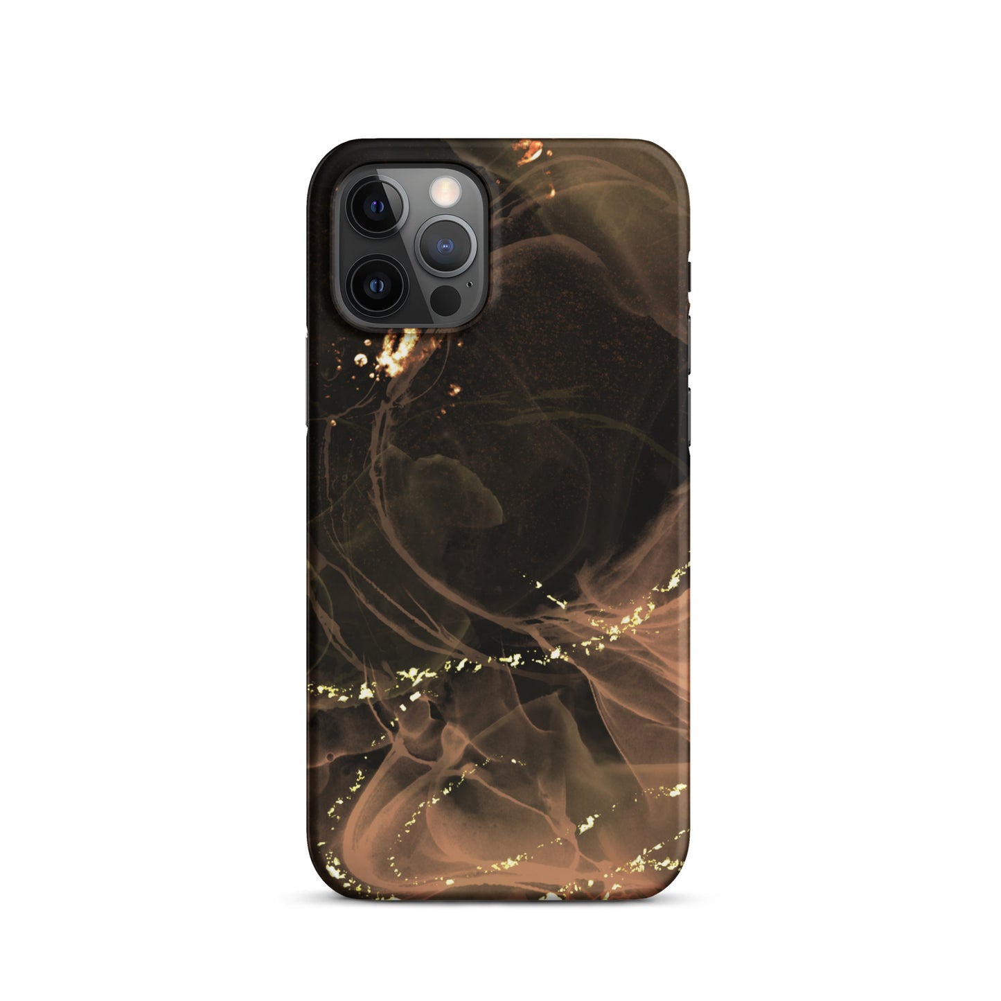 Gold Smoke Screen - Snap Case