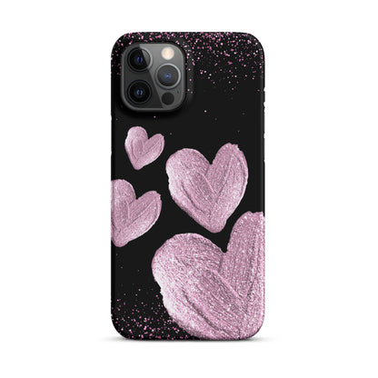 Pink Hearts - Snap Case