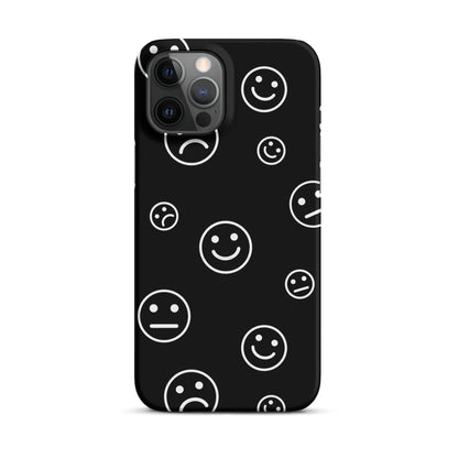 Black and White Faces - Snap Case