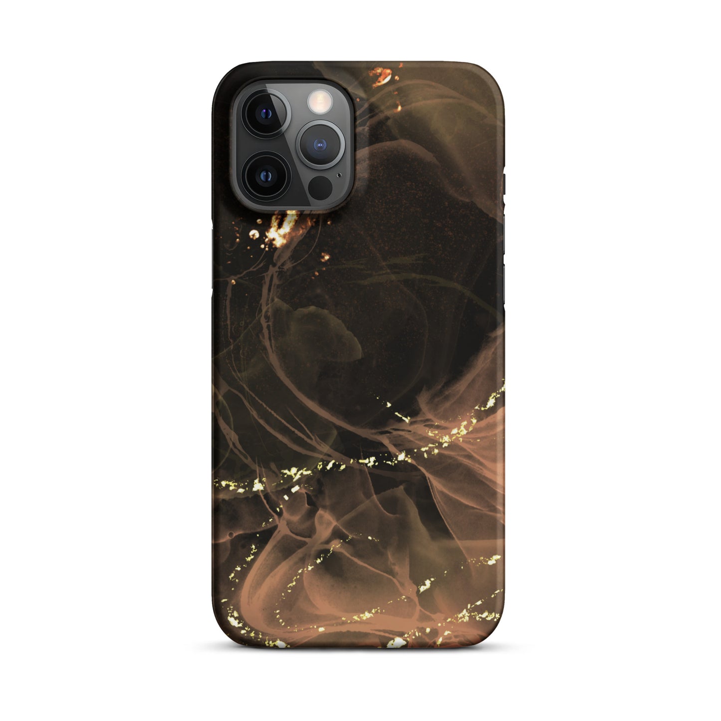 Gold Smoke Screen - Snap Case