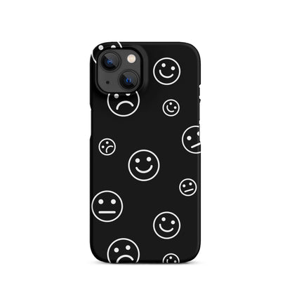 Black and White Faces - Snap Case