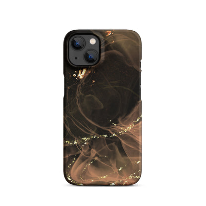 Gold Smoke Screen - Snap Case