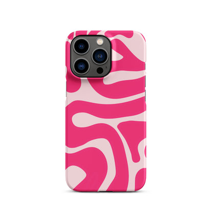 Pink Swirls - Snap Case