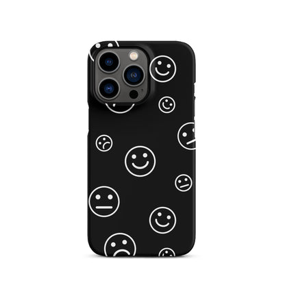 Black and White Faces - Snap Case