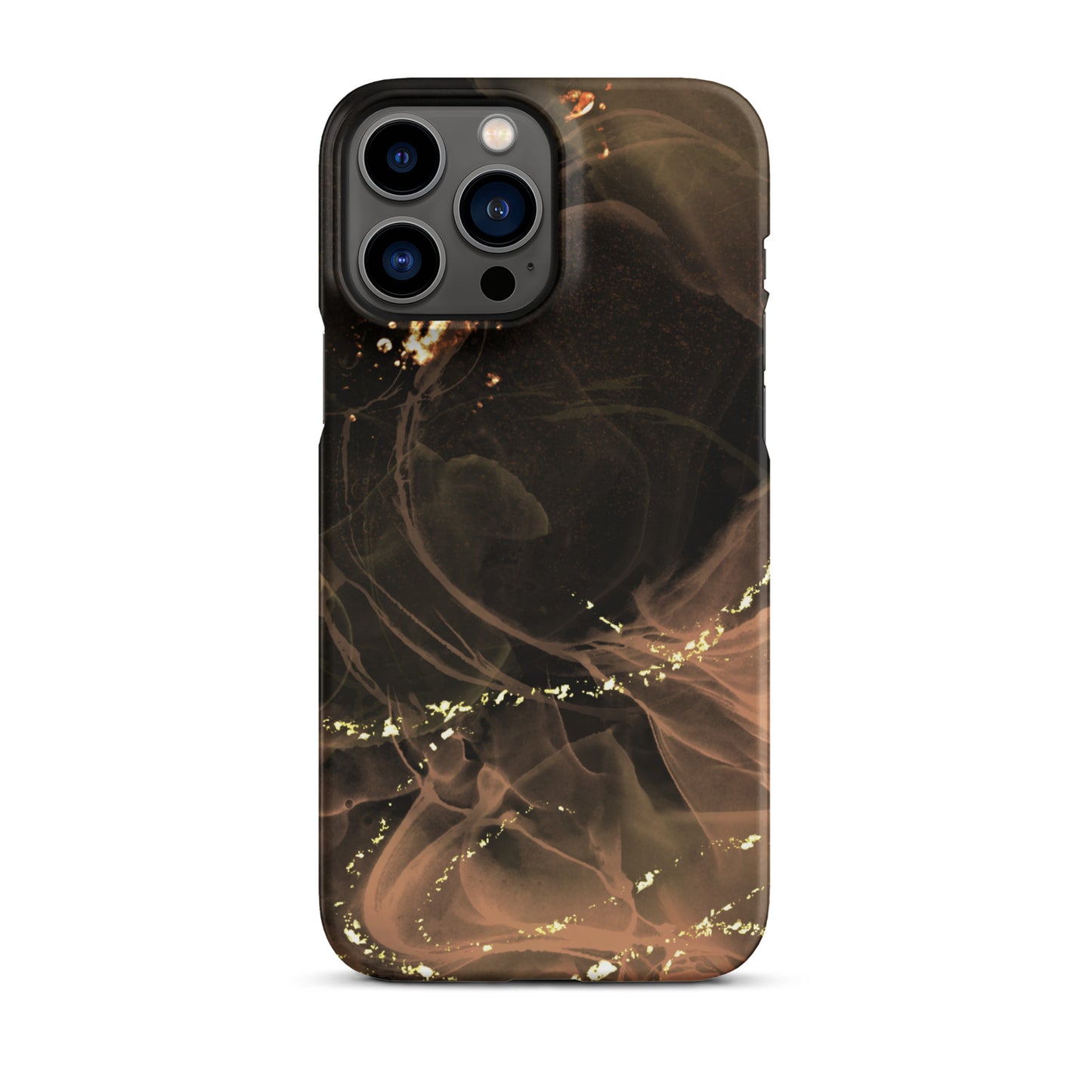 Gold Smoke Screen - Snap Case