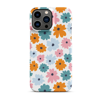 Multicoloured Flowers - Snap Case