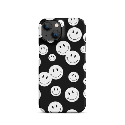 Black and White Smile - Snap Case