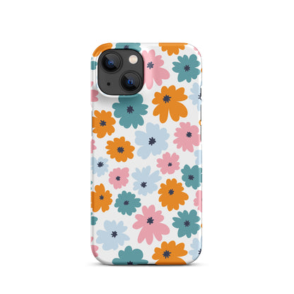 Multicoloured Flowers - Snap Case