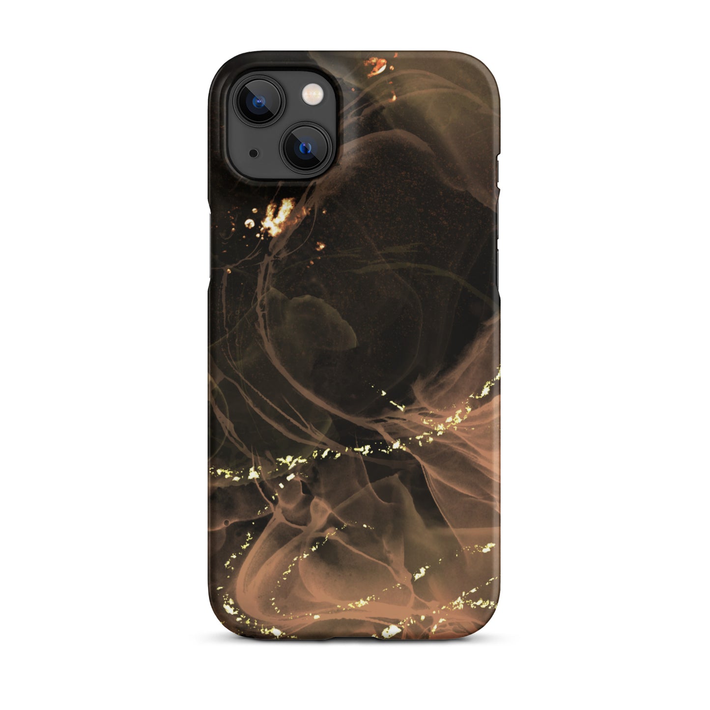 Gold Smoke Screen - Snap Case