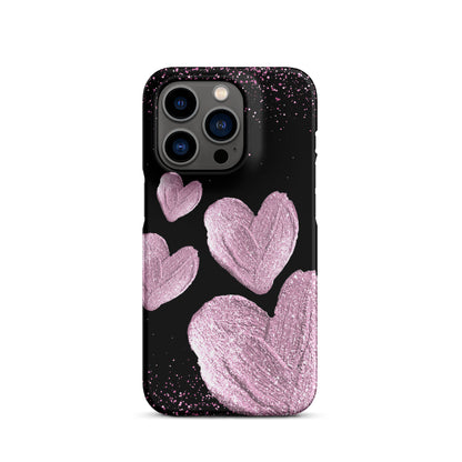 Pink Hearts - Snap Case