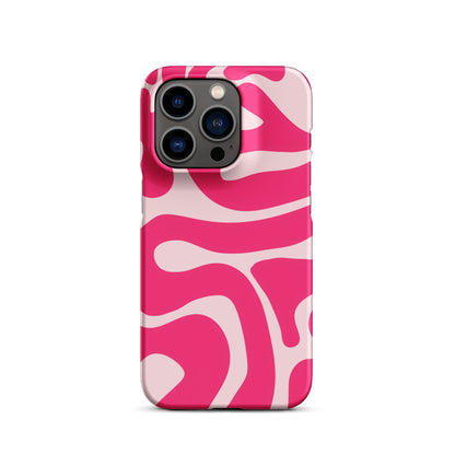 Pink Swirls - Snap Case