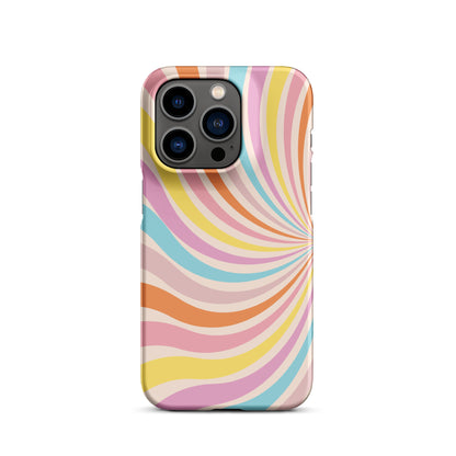 Rainbow Swirls - Snap Case