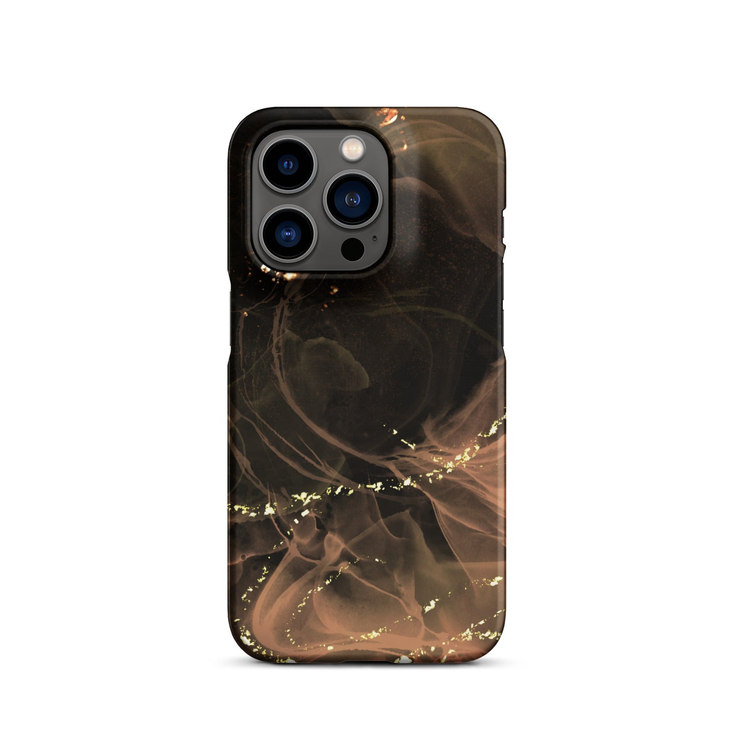 Gold Smoke Screen - Snap Case