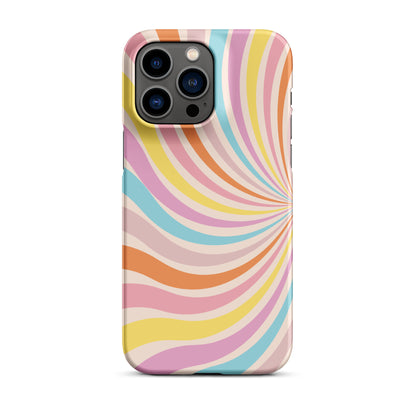 Rainbow Swirls - Snap Case