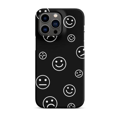 Black and White Faces - Snap Case