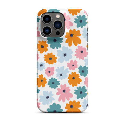 Multicoloured Flowers - Snap Case