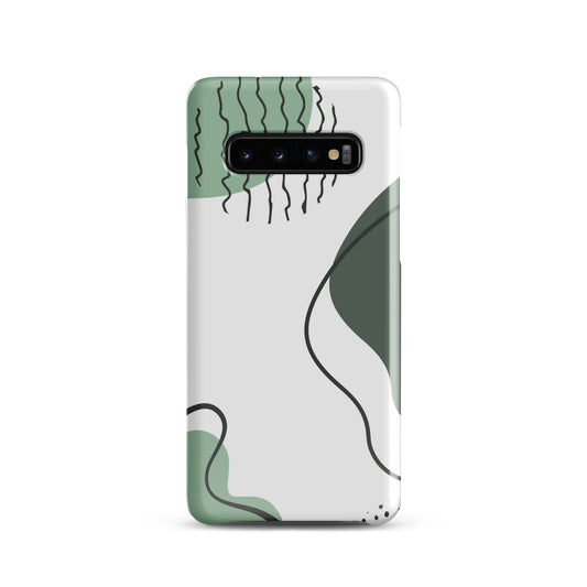 Green Abstract Shapes - Snap Case