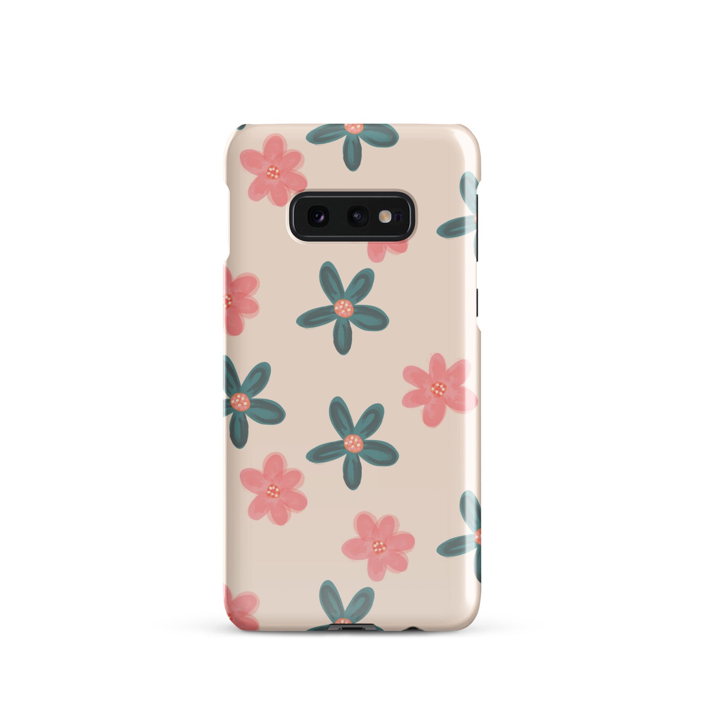 Red and Green Flowers - Snap Case