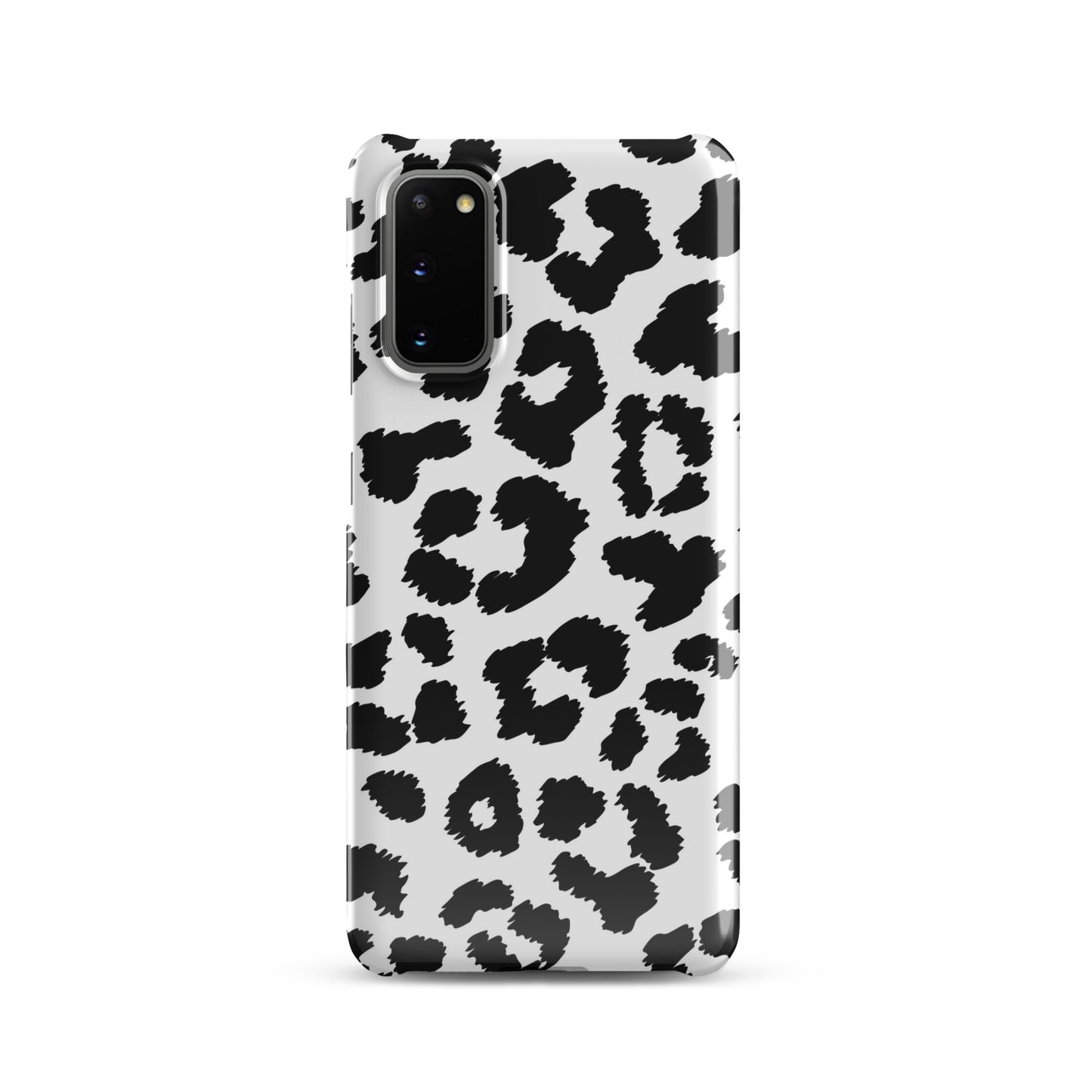 Black Leopard Print - Snap Case