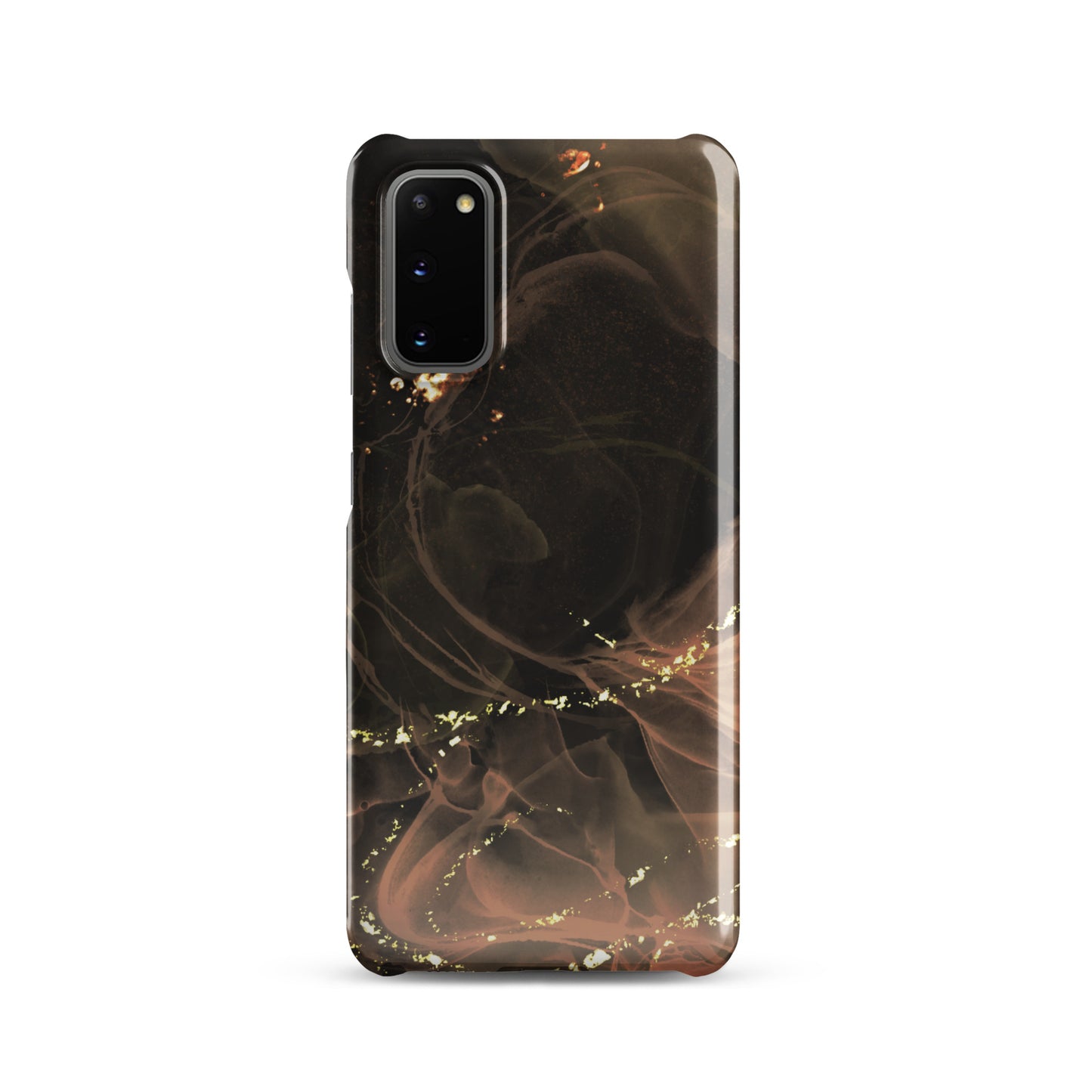 Gold Smoke Screen - Snap Case