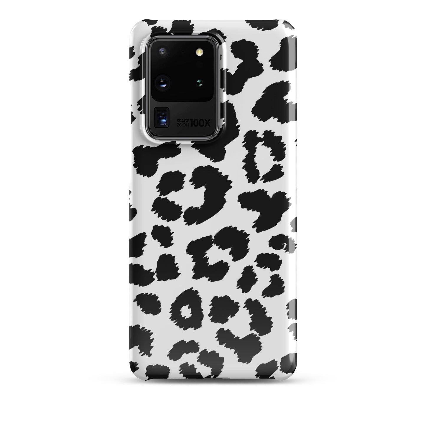 Black Leopard Print - Snap Case