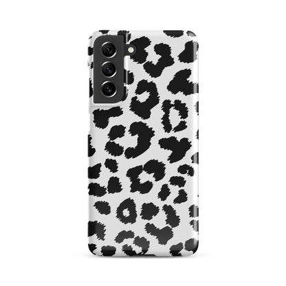 Black Leopard Print - Snap Case