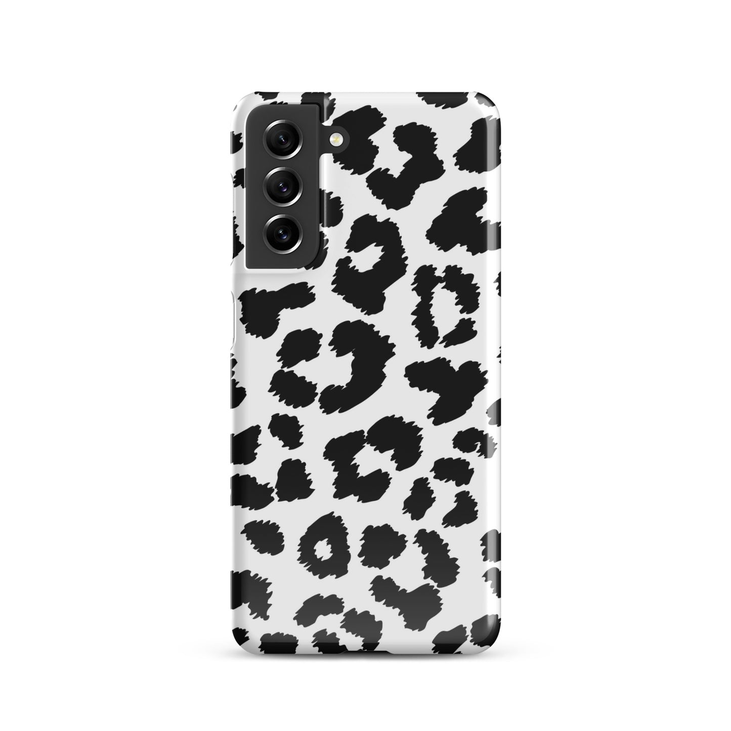 Black Leopard Print - Snap Case