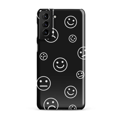 Black and White Faces - Snap Case