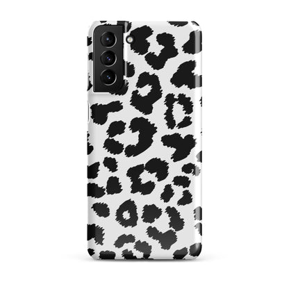 Black Leopard Print - Snap Case