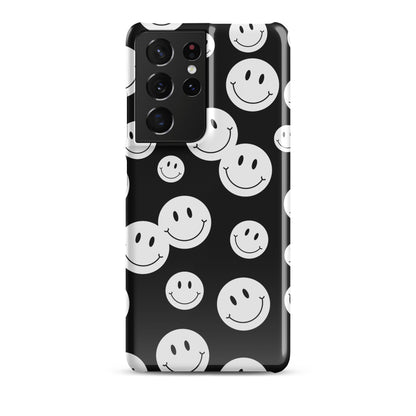 Black and White Smile - Snap Case