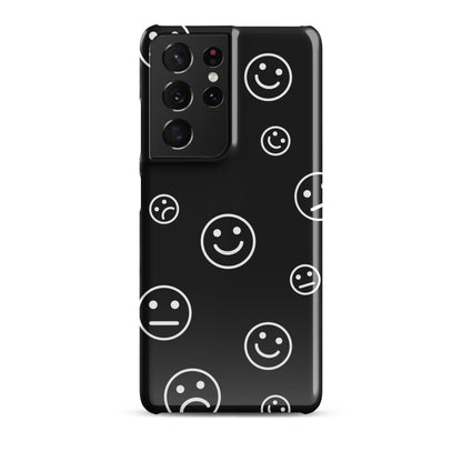 Black and White Faces - Snap Case