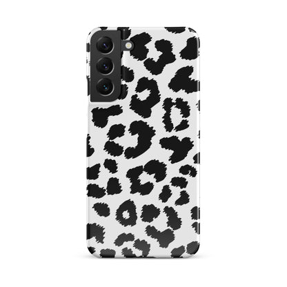 Black Leopard Print - Snap Case