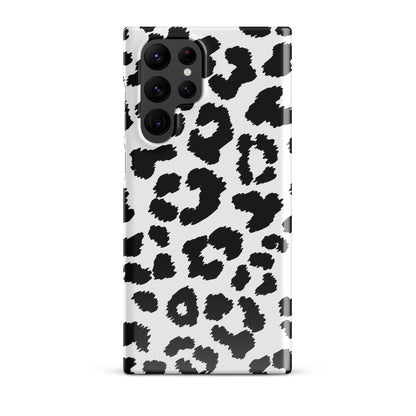 Black Leopard Print - Snap Case