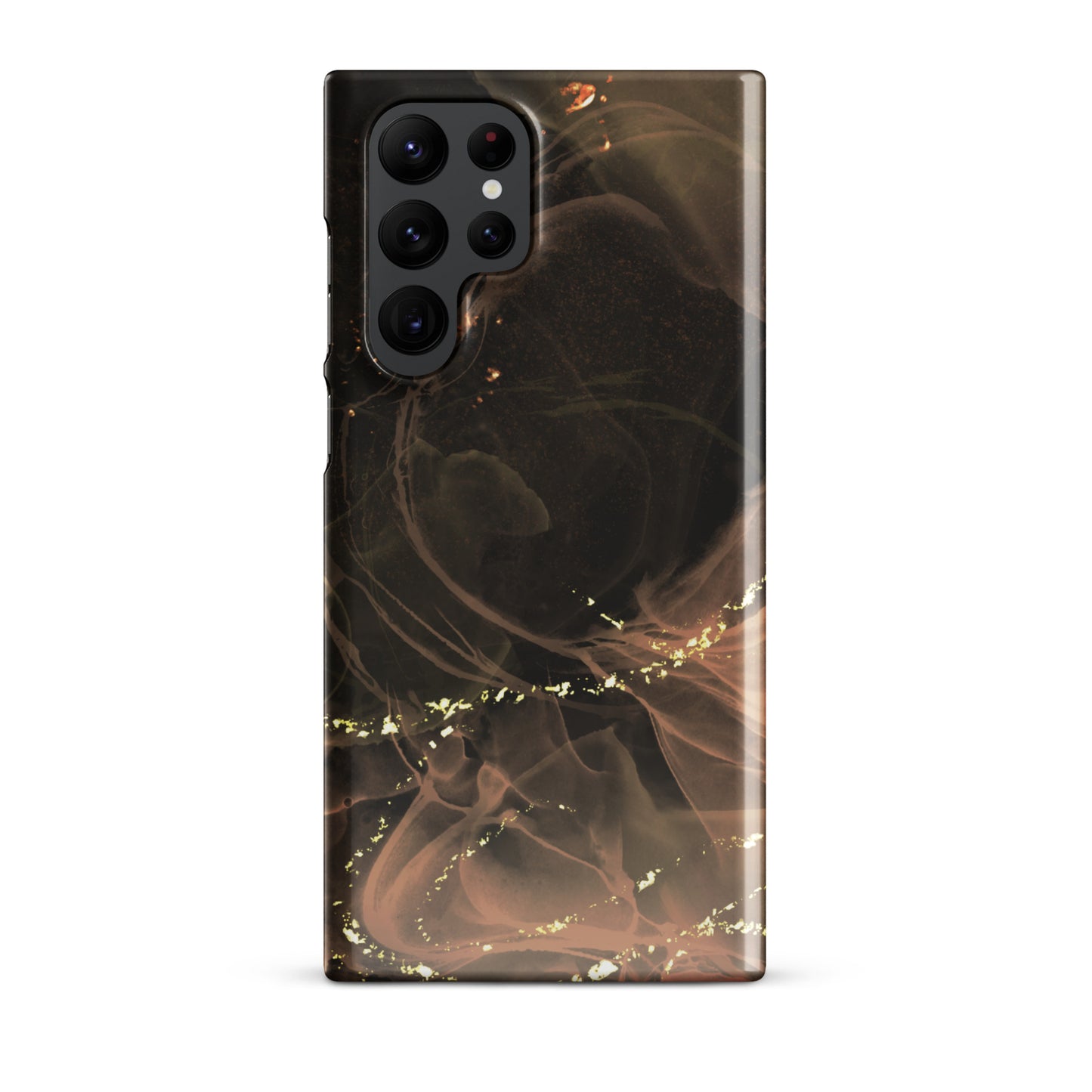 Gold Smoke Screen - Snap Case