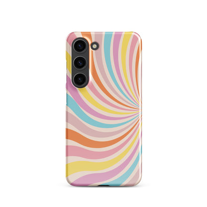 Rainbow Swirls - Snap Case