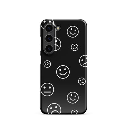 Black and White Faces - Snap Case