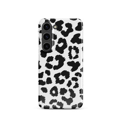 Black Leopard Print - Snap Case