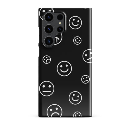 Black and White Faces - Snap Case