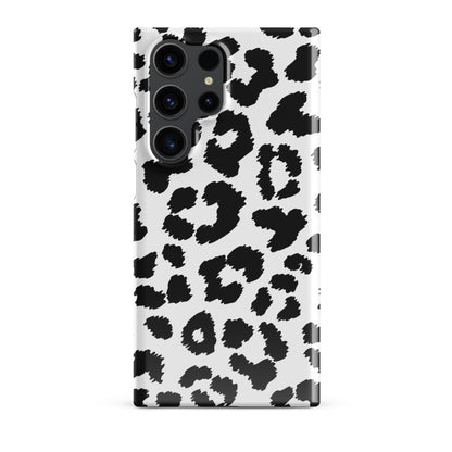 Black Leopard Print - Snap Case