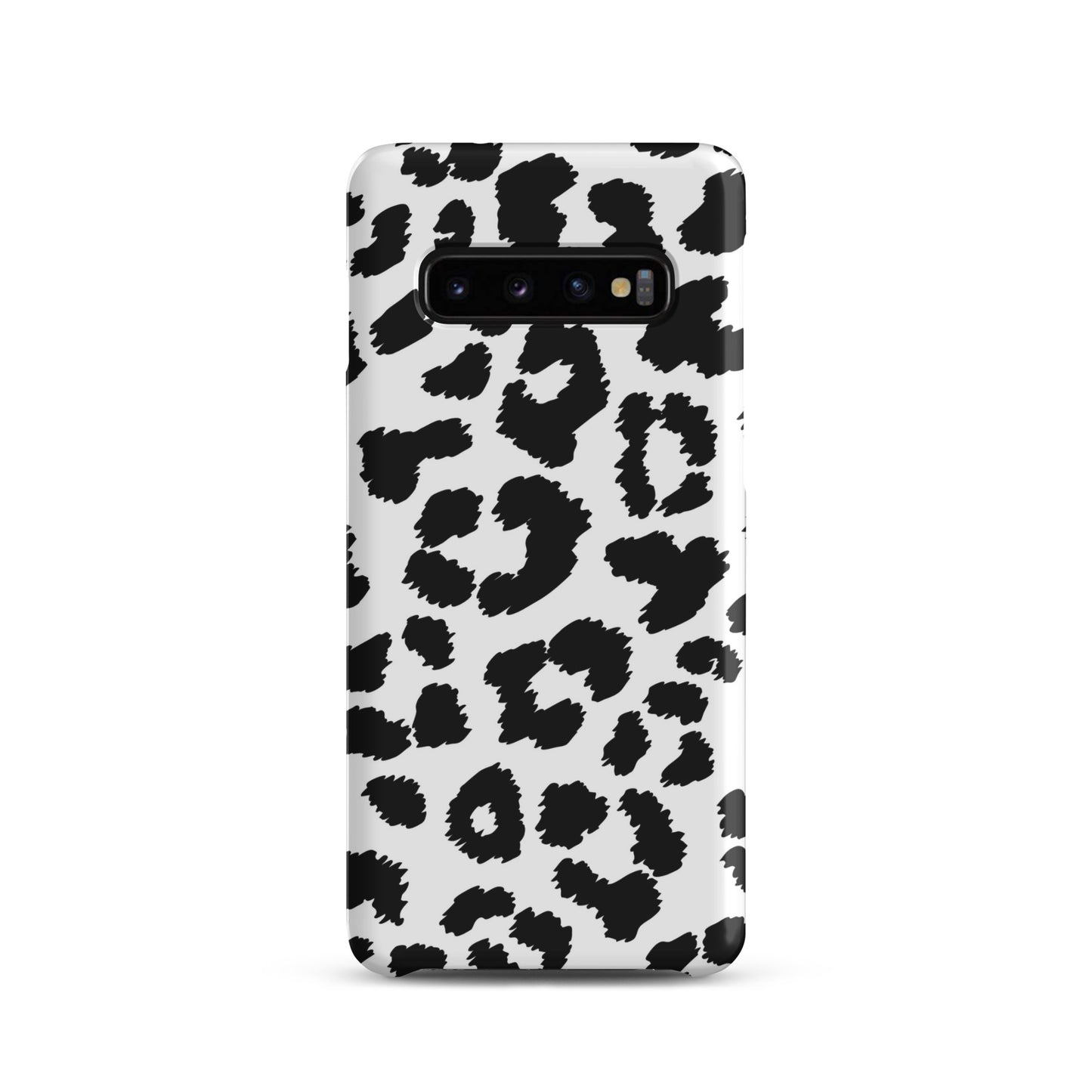 Black Leopard Print - Snap Case